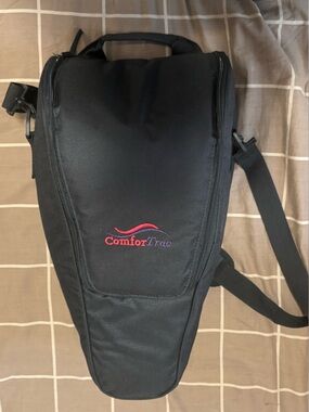 ComfortTrac Black Padded Sling Backpack for Men